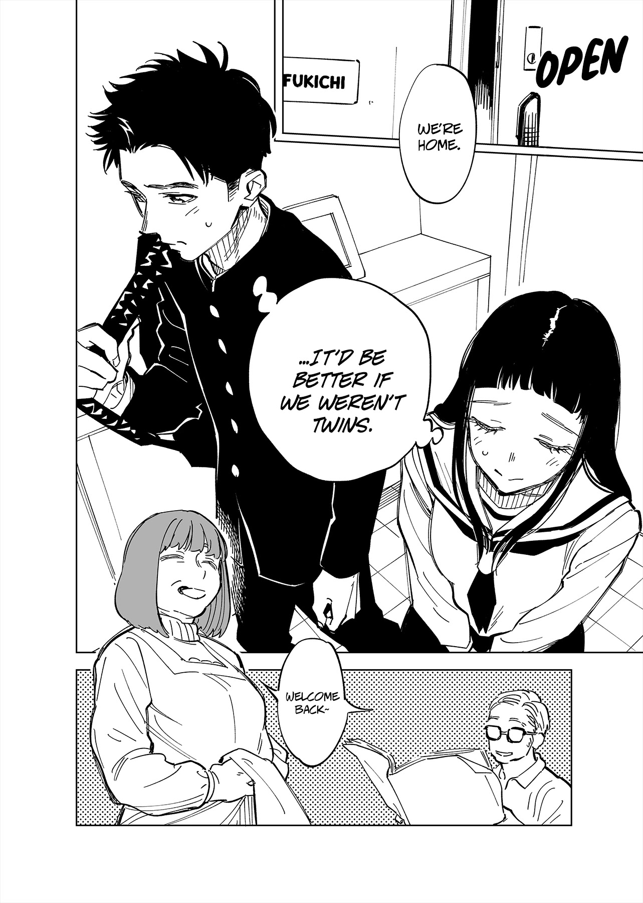 The Twins' Circumstances Chapter 1 page 3 - Chapter 1