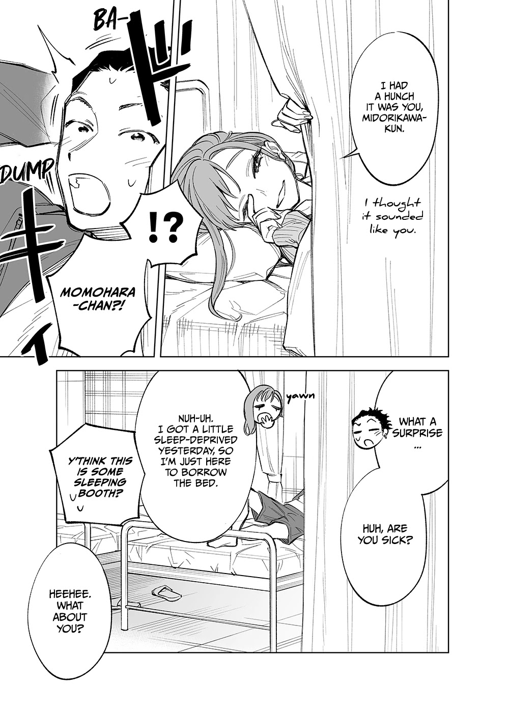 The Twins' Circumstances Chapter 22 page 3 - Chapter 22: The infirmary is nice. I mean, there's a bed.