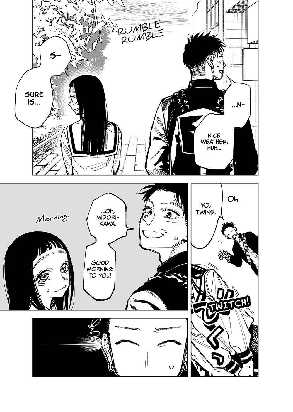 The Twins' Circumstances Chapter 33 page 1 - Chapter 33: It's October all of a sudden