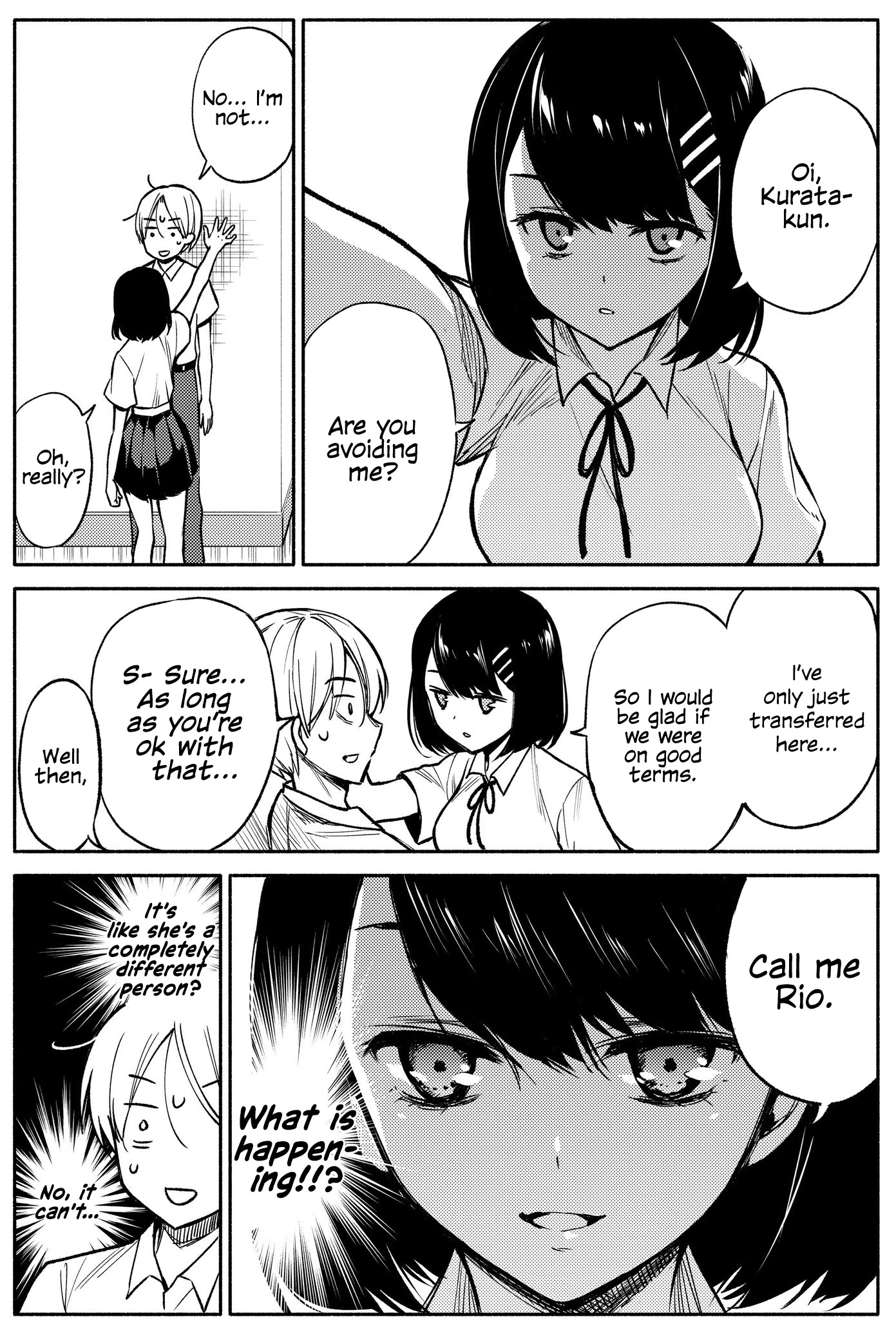 The Two-Faced Transfer Student Chapter 1 page 2 - Chapter 1