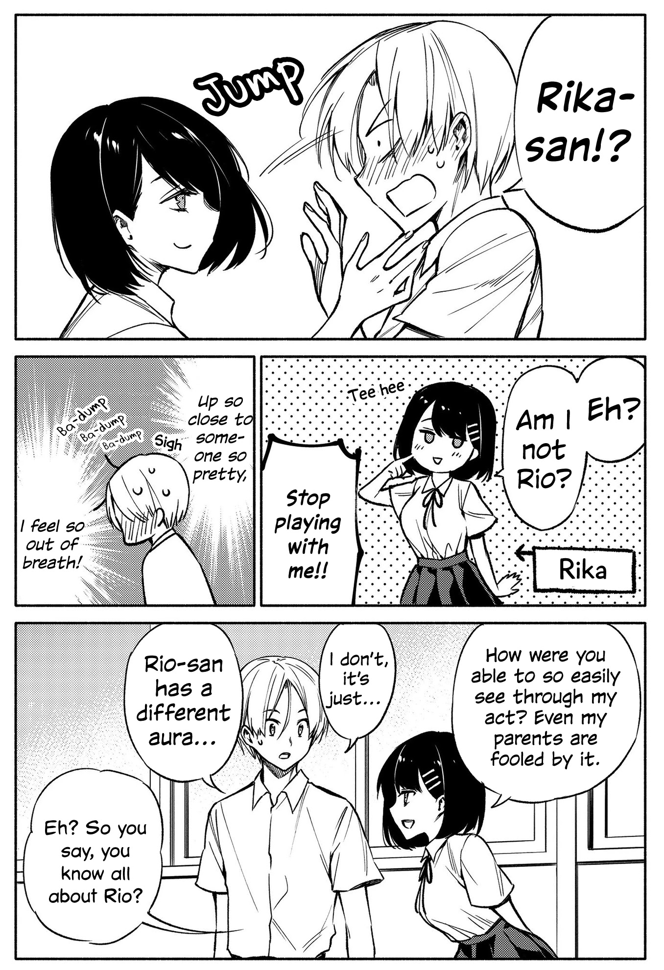The Two-Faced Transfer Student Chapter 2 page 2 - Chapter 2