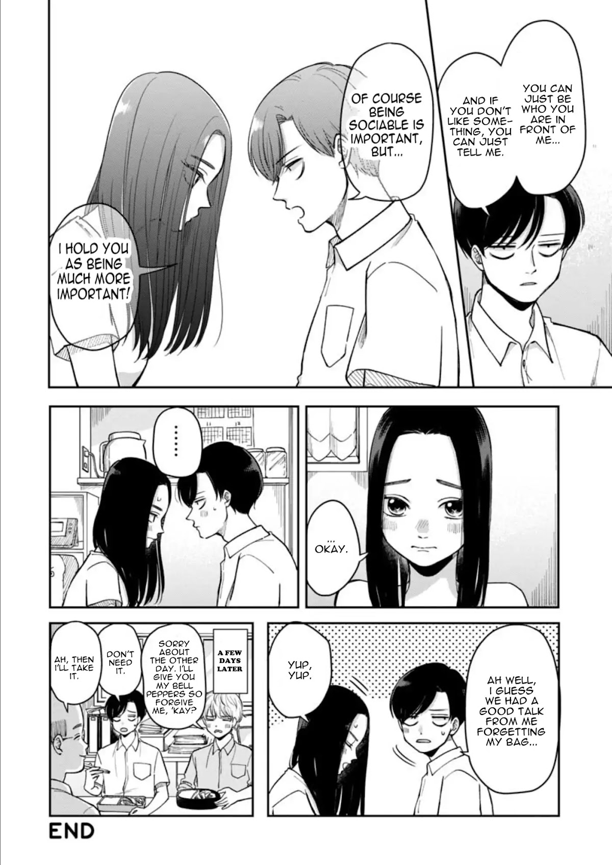 The Two Gets by Tomorrow Too, More or Less. Chapter 12 page 9 - Chapter 12: Hitozukiaimo Daiji 2 "Sociability is Important, too. 2"