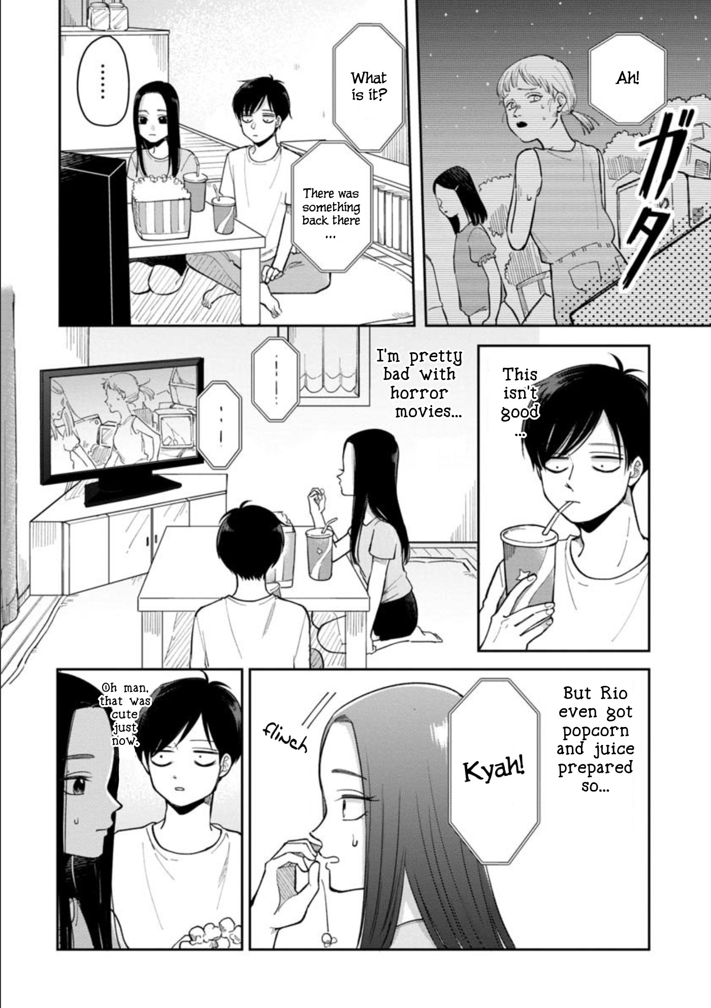 The Two Gets by Tomorrow Too, More or Less. Chapter 15 page 3 - Chapter 15: Kufu no Manatsu "Misummer of Fear"