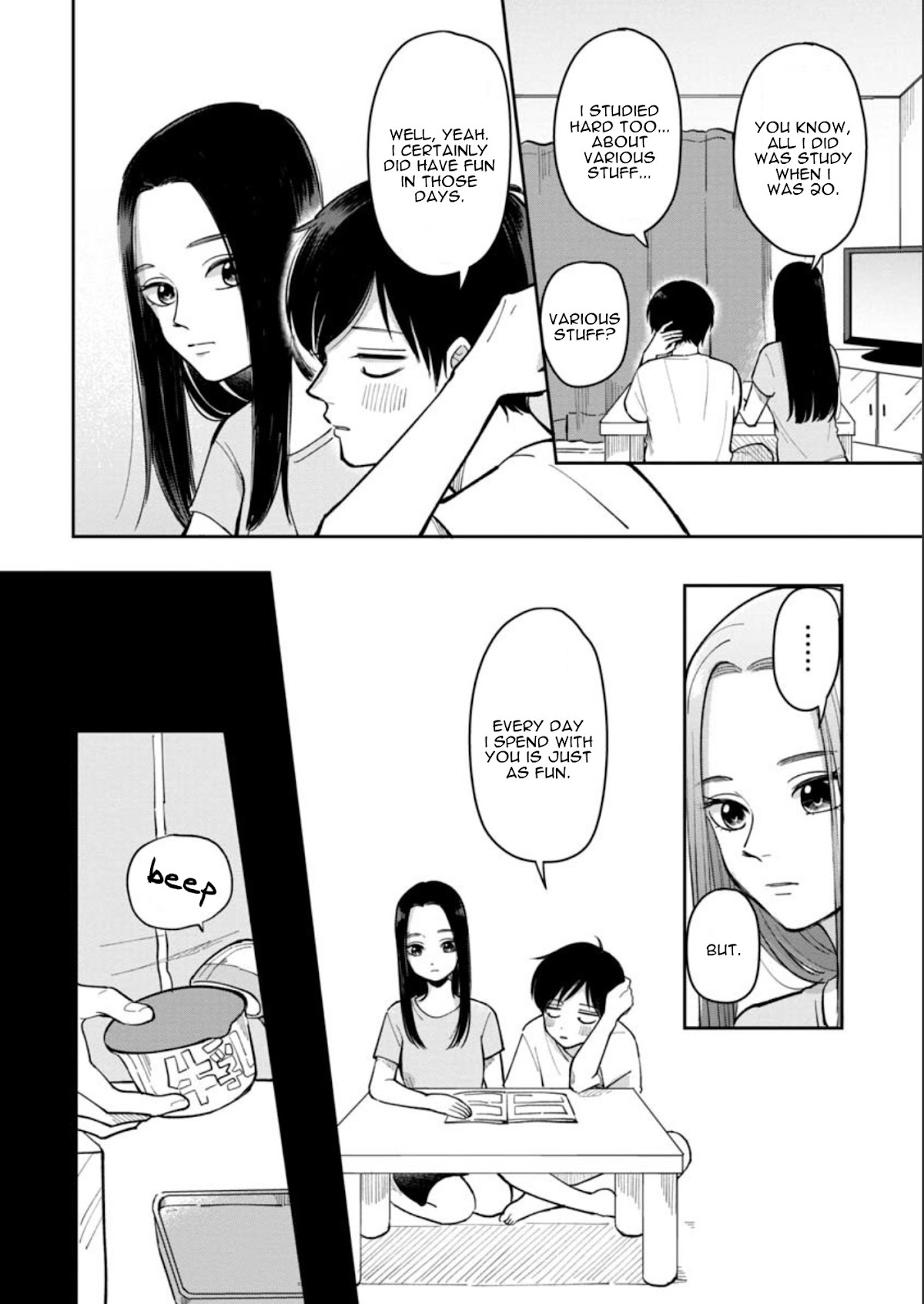 The Two Gets by Tomorrow Too, More or Less. Chapter 16 page 5 - Chapter 16: Kakoto Korekara "From Past to Hereon Forward" Part 1