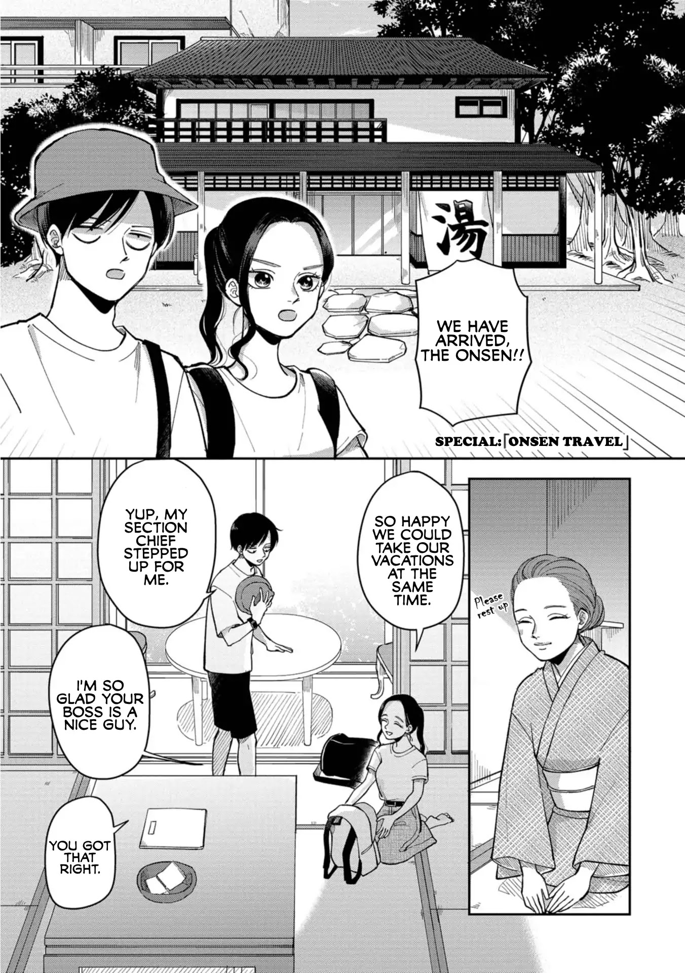 The Two Gets by Tomorrow Too, More or Less. Chapter 18.1 page 2 - Chapter 18.1: Onsen Travel