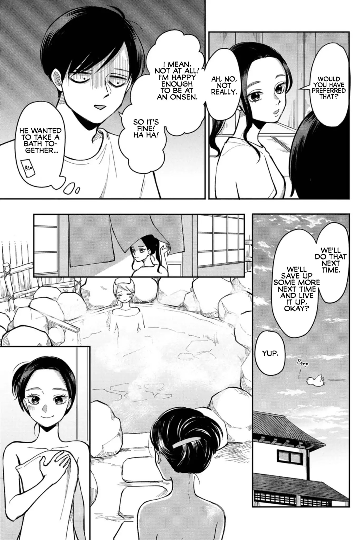 The Two Gets by Tomorrow Too, More or Less. Chapter 18.1 page 4 - Chapter 18.1: Onsen Travel