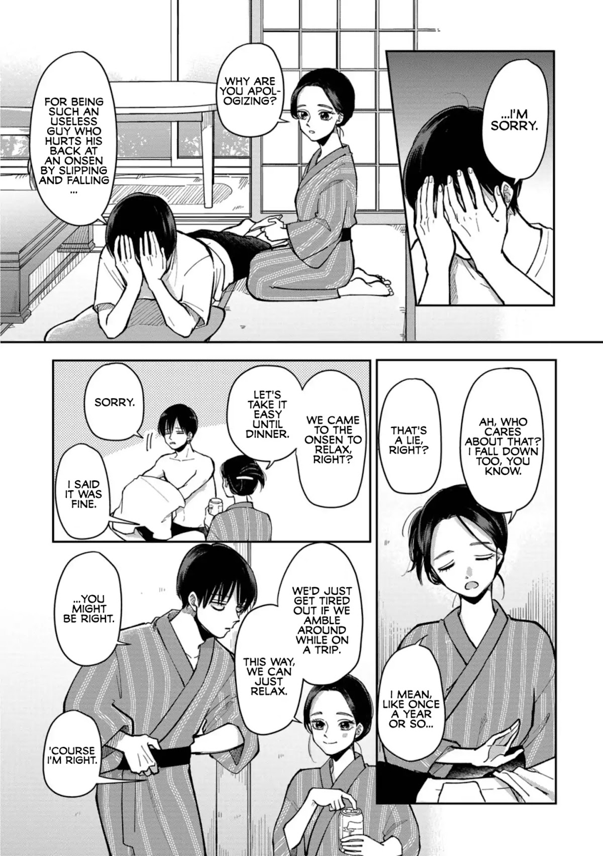 The Two Gets by Tomorrow Too, More or Less. Chapter 18.1 page 6 - Chapter 18.1: Onsen Travel