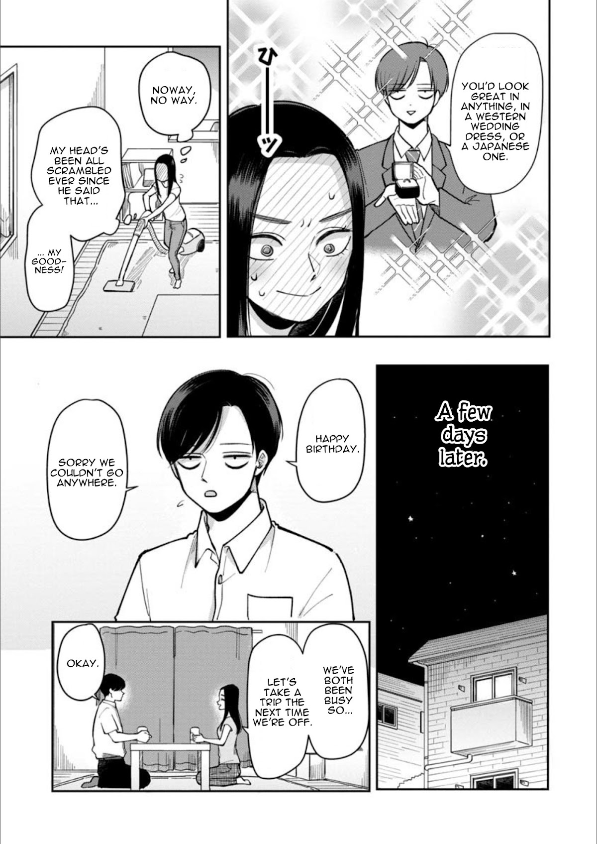 The Two Gets by Tomorrow Too, More or Less. Chapter 19 page 4 - Chapter 19: Tanjoubi Surprise "Birthday Surprise"