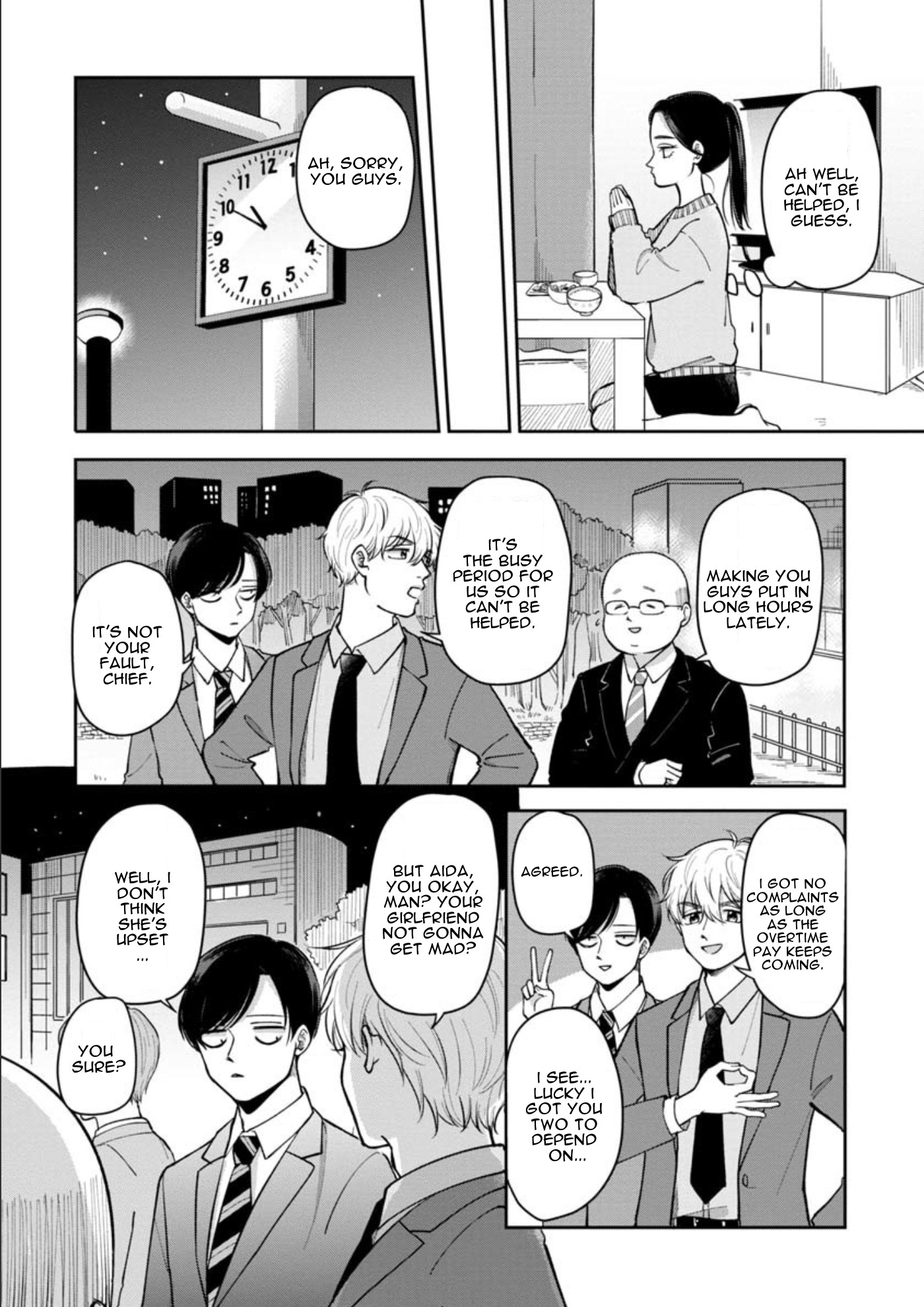 The Two Gets by Tomorrow Too, More or Less. Chapter 21 page 3 - Chapter 21: Yuuhan wo Isshouni "Dinner Together"