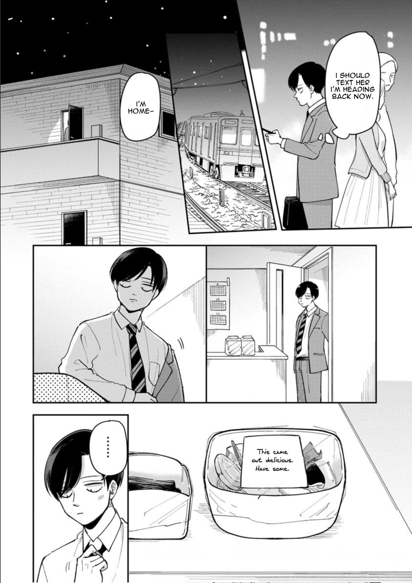 The Two Gets by Tomorrow Too, More or Less. Chapter 21 page 5 - Chapter 21: Yuuhan wo Isshouni "Dinner Together"