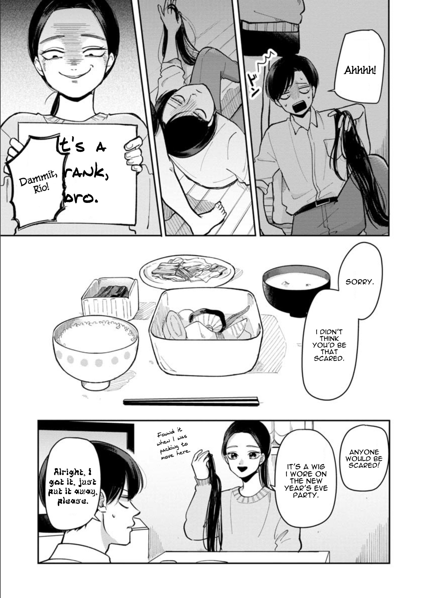 The Two Gets by Tomorrow Too, More or Less. Chapter 21 page 8 - Chapter 21: Yuuhan wo Isshouni "Dinner Together"