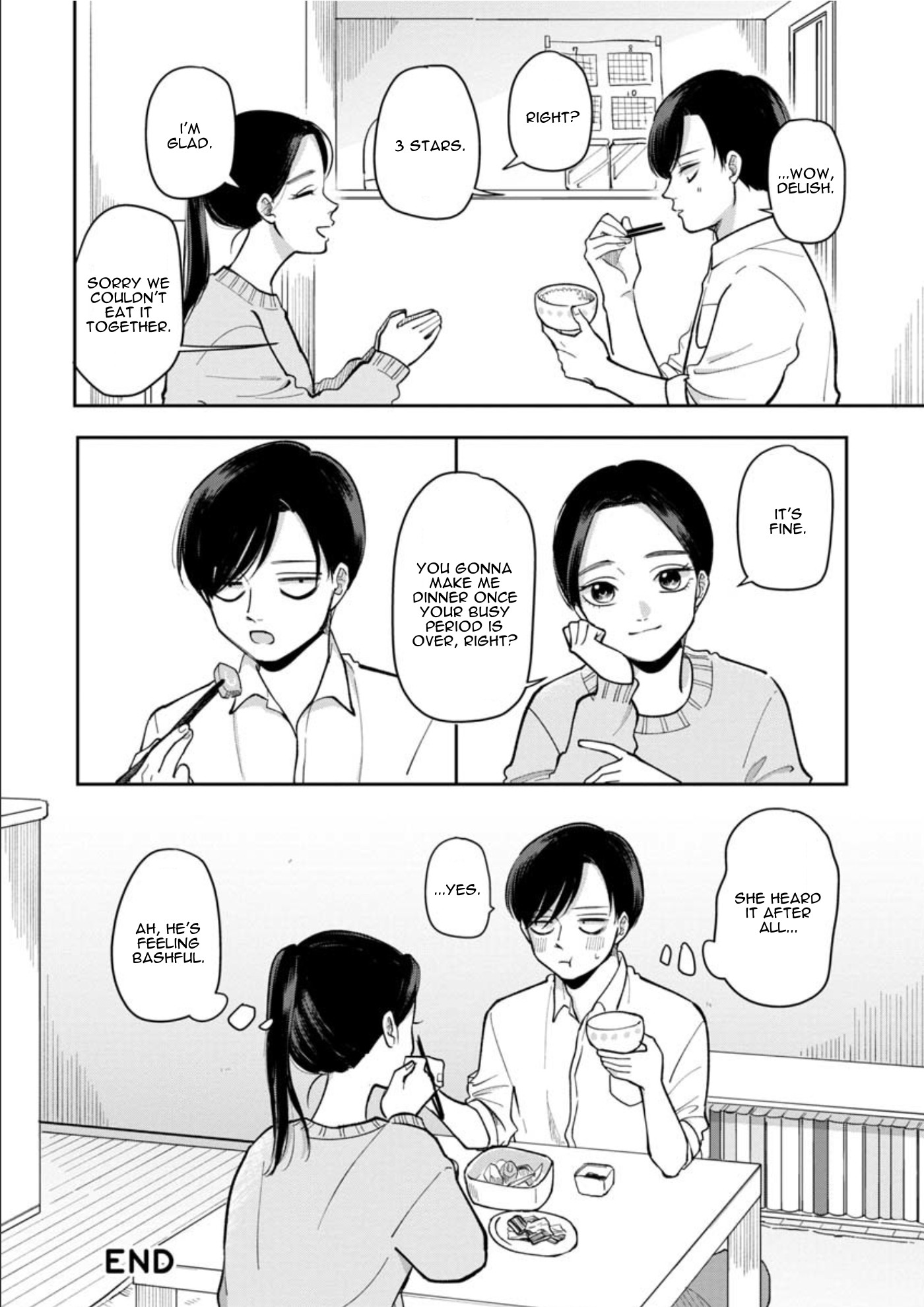 The Two Gets by Tomorrow Too, More or Less. Chapter 21 page 9 - Chapter 21: Yuuhan wo Isshouni "Dinner Together"