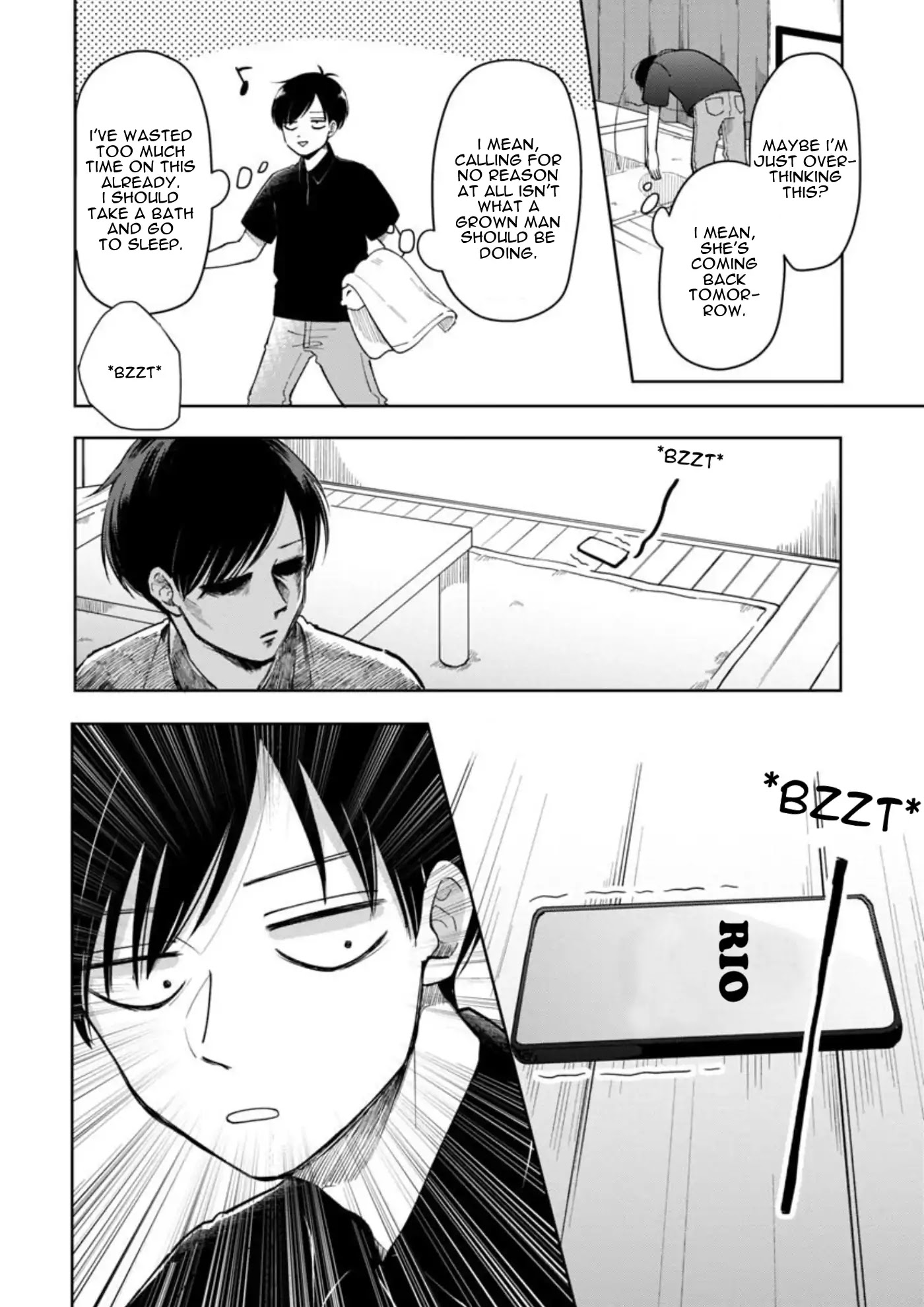 The Two Gets by Tomorrow Too, More or Less. Chapter 7 page 7 - Chapter 7: Rusuban no Hi "Day for Staying at Home"