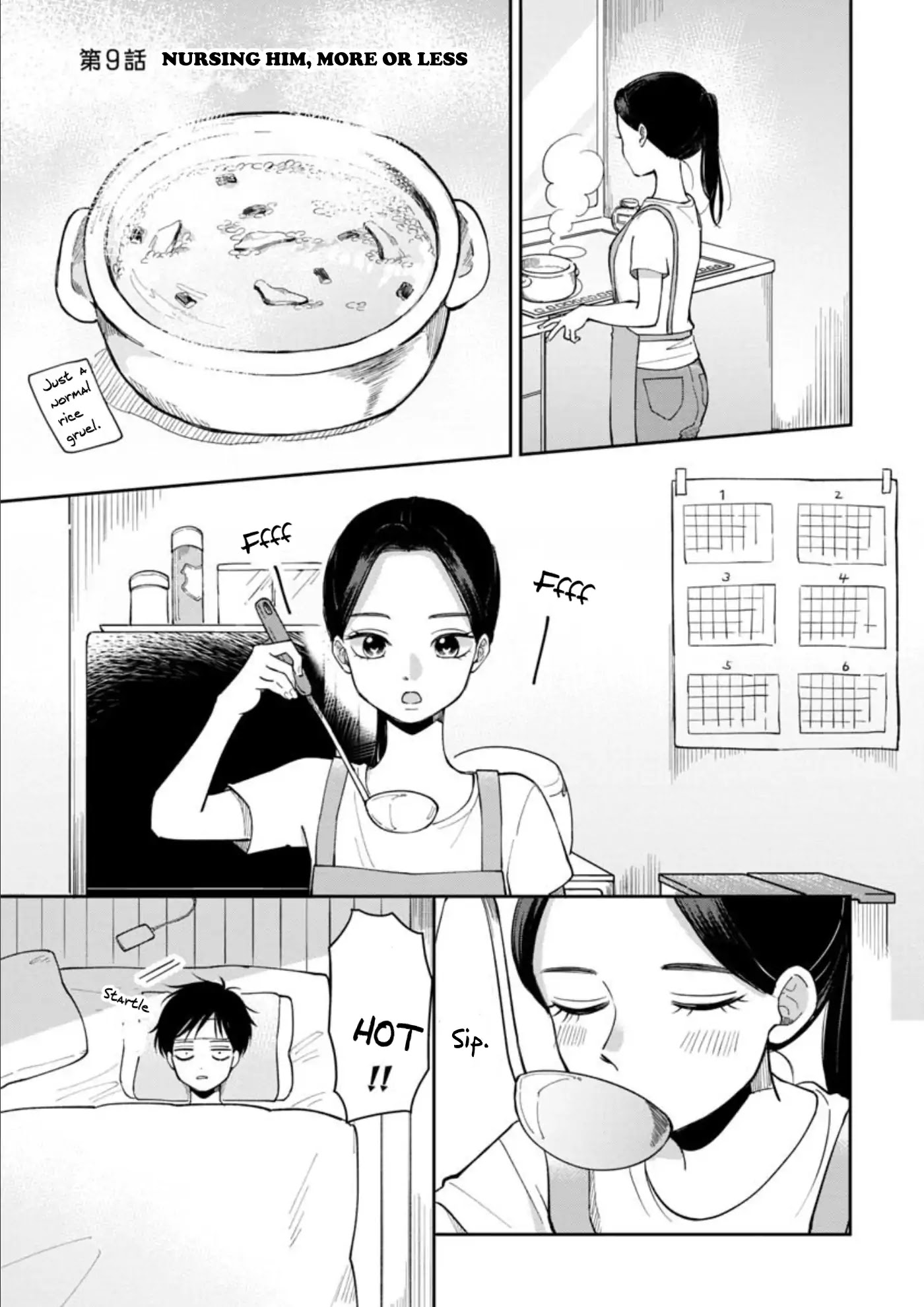 The Two Gets by Tomorrow Too, More or Less. Chapter 9 page 2 - Chapter 9: Sorenarini, Kanbyou "Nursing Him, More or Less"