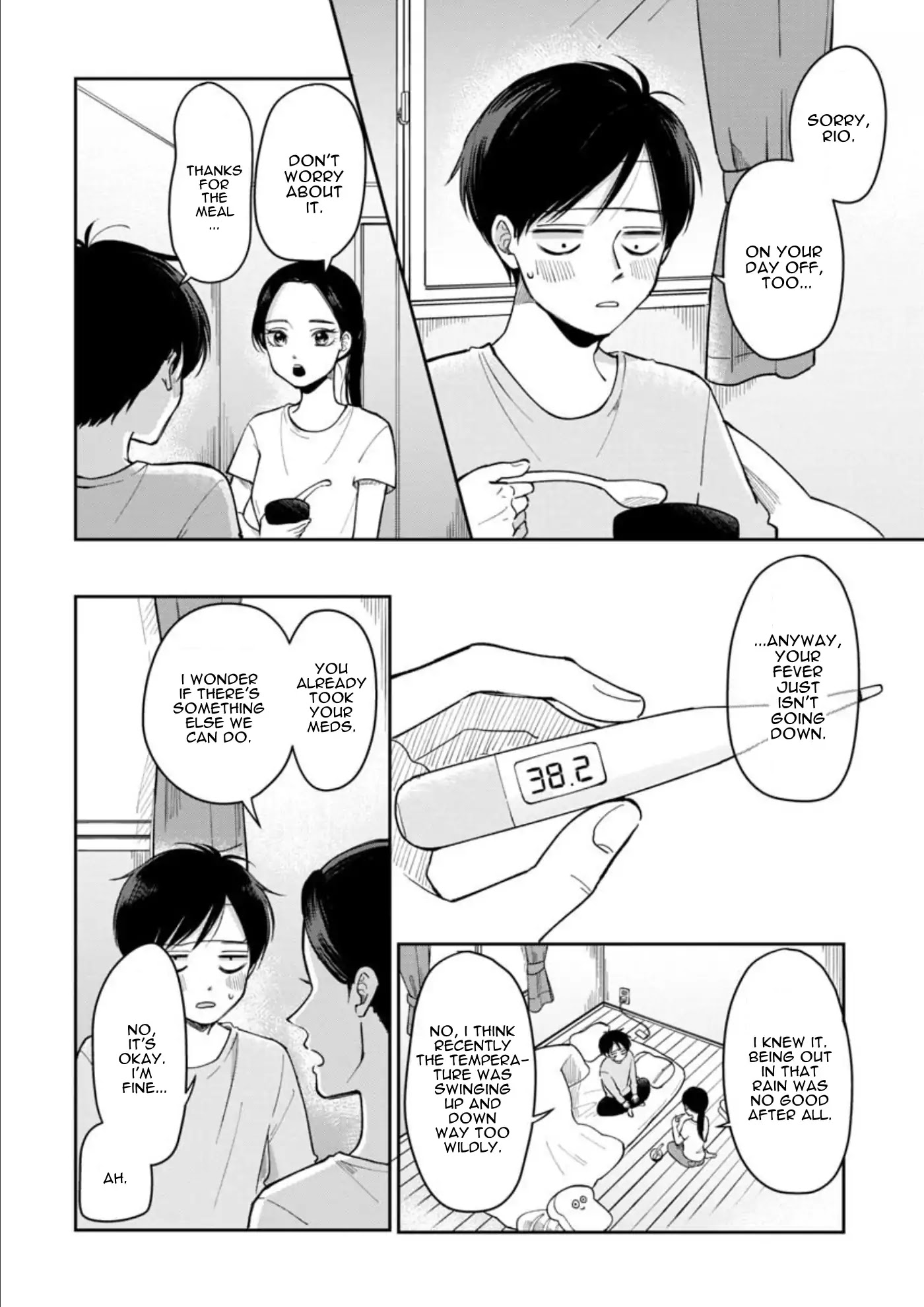 The Two Gets by Tomorrow Too, More or Less. Chapter 9 page 3 - Chapter 9: Sorenarini, Kanbyou "Nursing Him, More or Less"