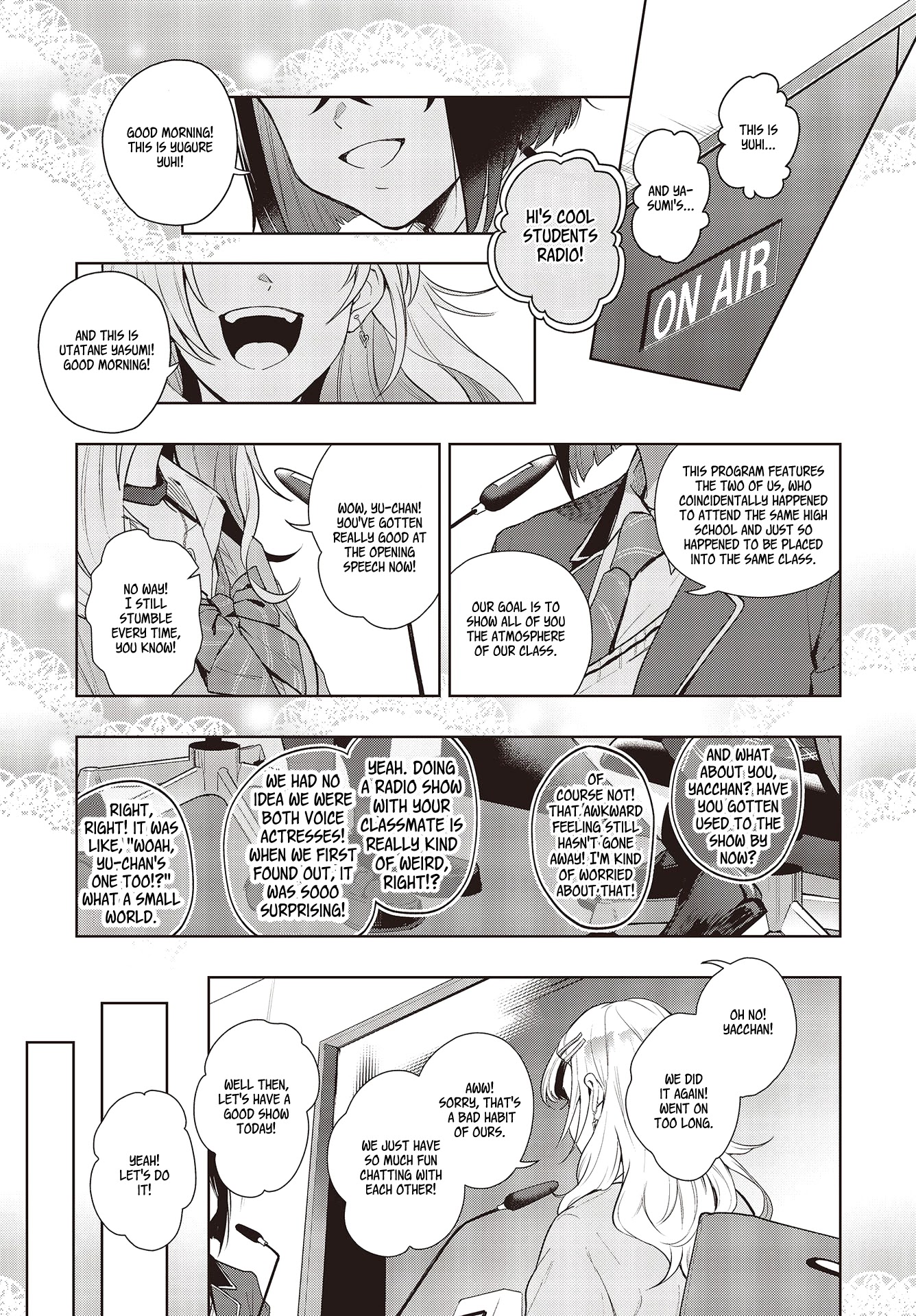The Two Sides of Seiyuu Radio Chapter 1 page 1 - Chapter 1