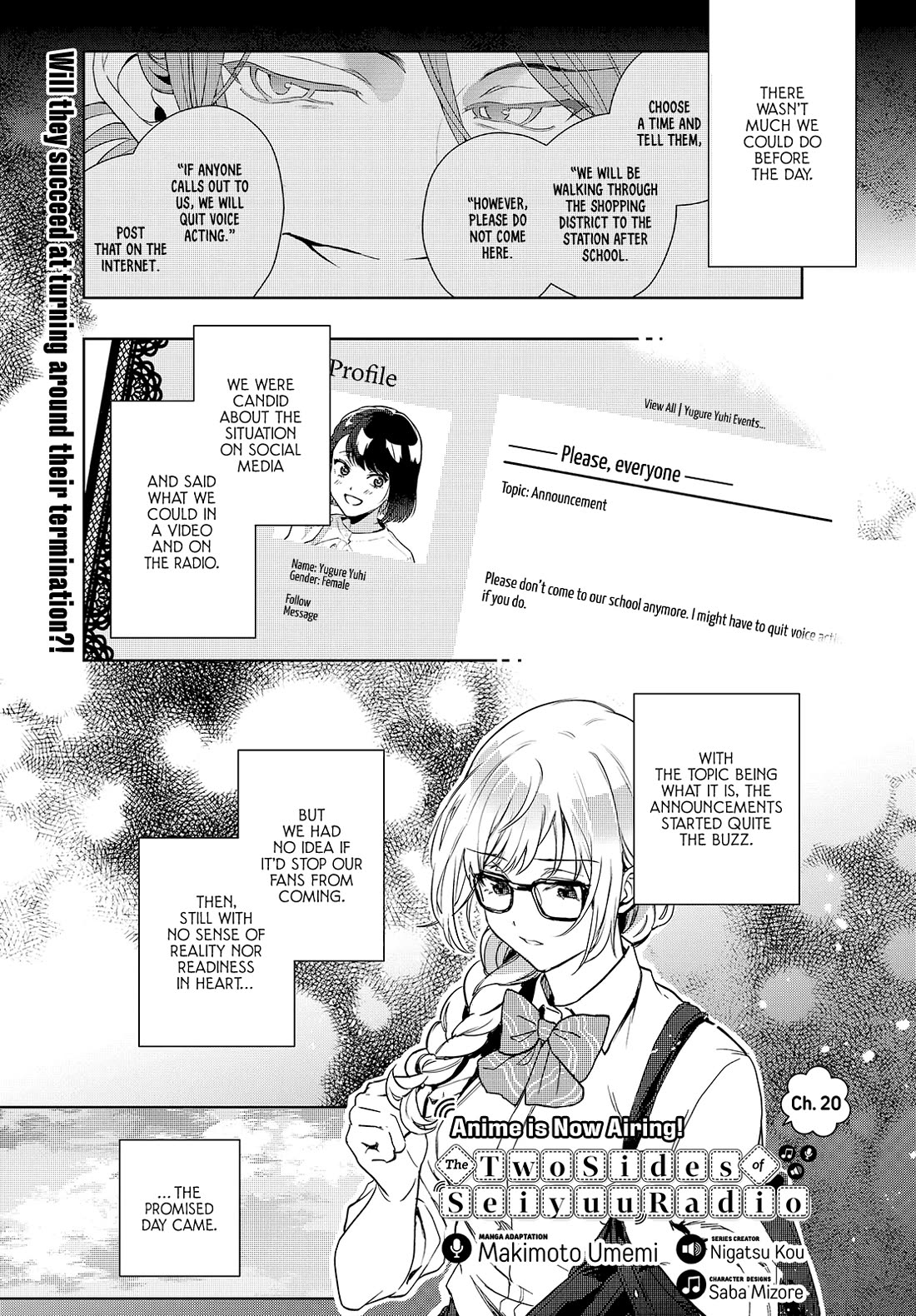 The Two Sides of Seiyuu Radio Chapter 20 page 2 - Chapter 20