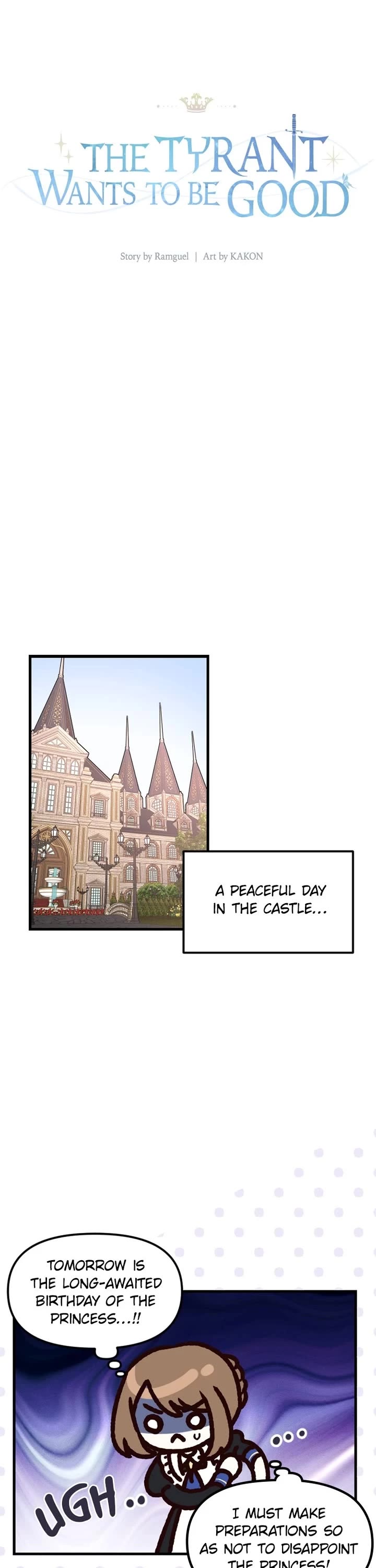 The Tyrant Wants to Live a Virtuous Life Chapter 60.5 page 1 - Chapter 60.5: Special Episode