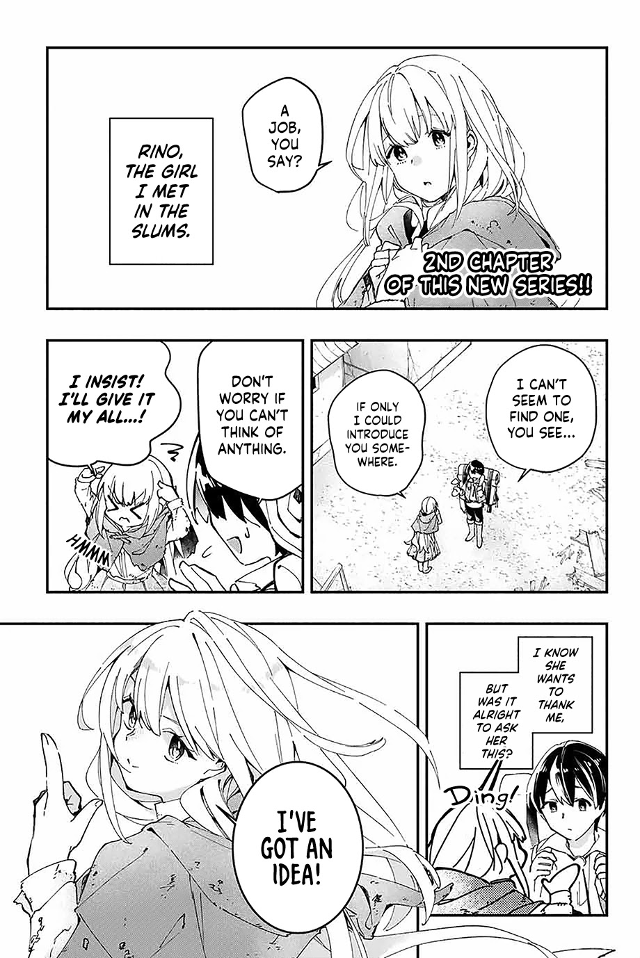 The Ultimate Heal Heals Everything! Chapter 2 page 1 - Chapter 2: A Stroll Around Town With Rino