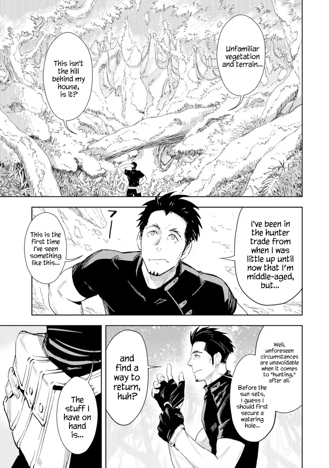 The Ultimate Middle-Aged Hunter Travels to Another World ~This Time, He Wants to Live a Slow and Peaceful Life~ Chapter 1.1 page 13 - Chapter 1.1 - 1.3