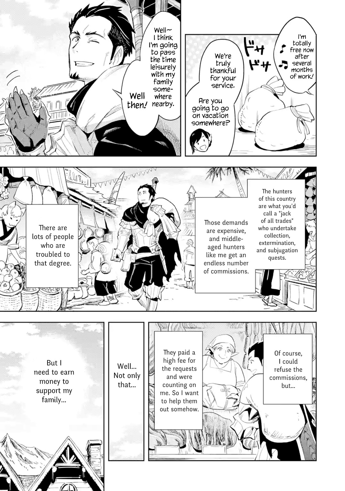 The Ultimate Middle-Aged Hunter Travels to Another World ~This Time, He Wants to Live a Slow and Peaceful Life~ Chapter 1.1 page 6 - Chapter 1.1 - 1.3