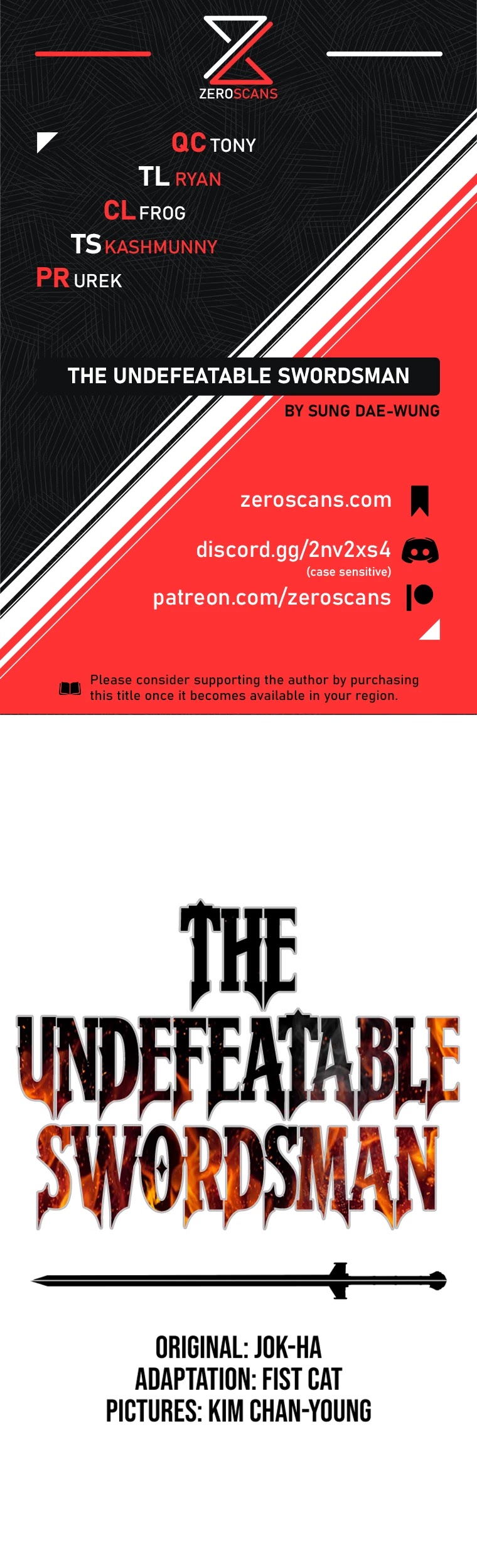 The Undefeatable Swordsman Chapter 100 page 1 - Chapter 100
