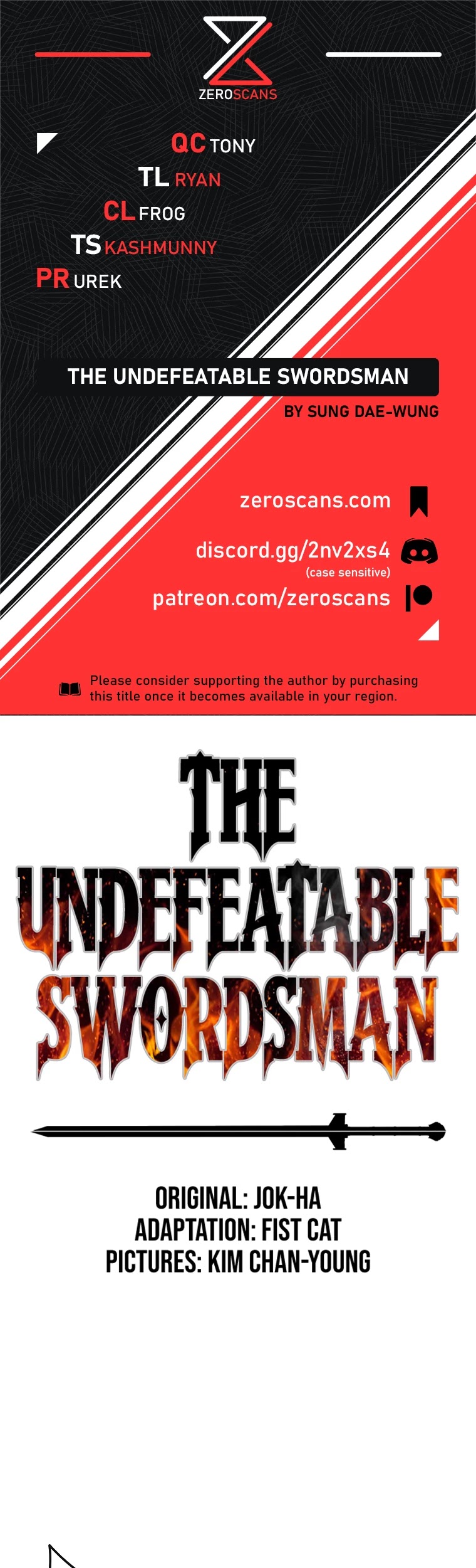 The Undefeatable Swordsman Chapter 101 page 1 - Chapter 101