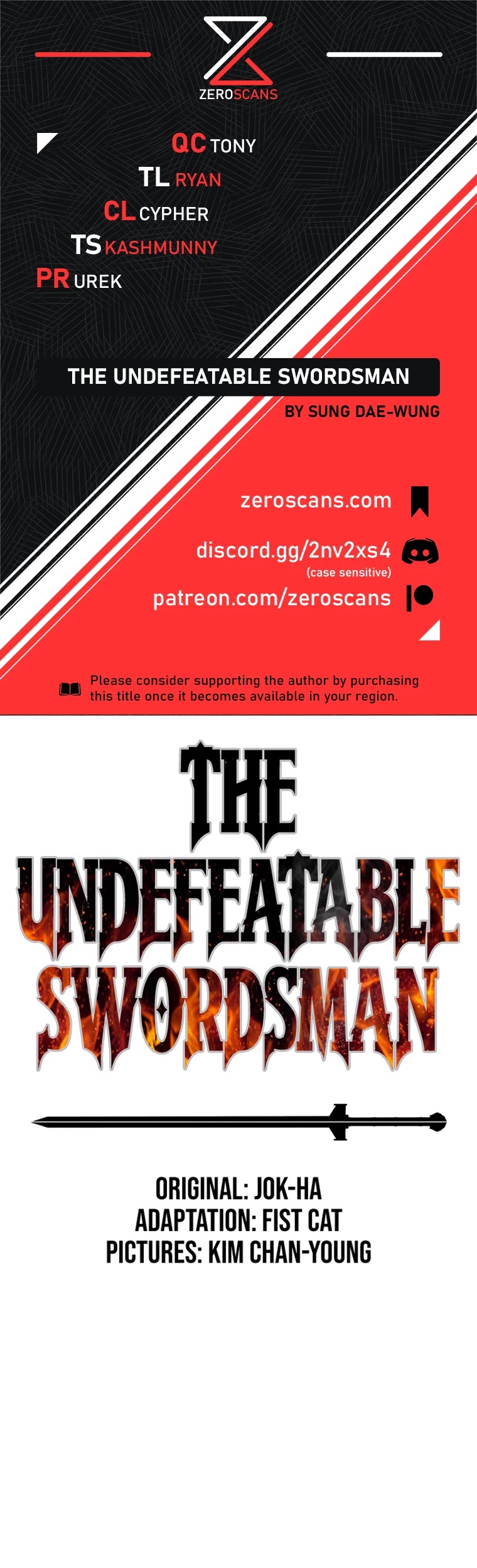 The Undefeatable Swordsman Chapter 102 page 1 - Chapter 102