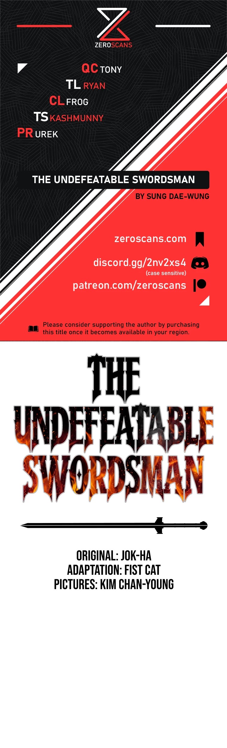 The Undefeatable Swordsman Chapter 103 page 1 - Chapter 103