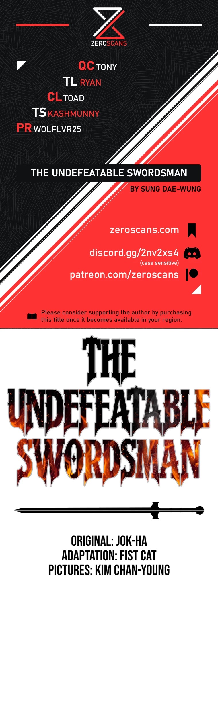 The Undefeatable Swordsman Chapter 104 page 1 - Chapter 104