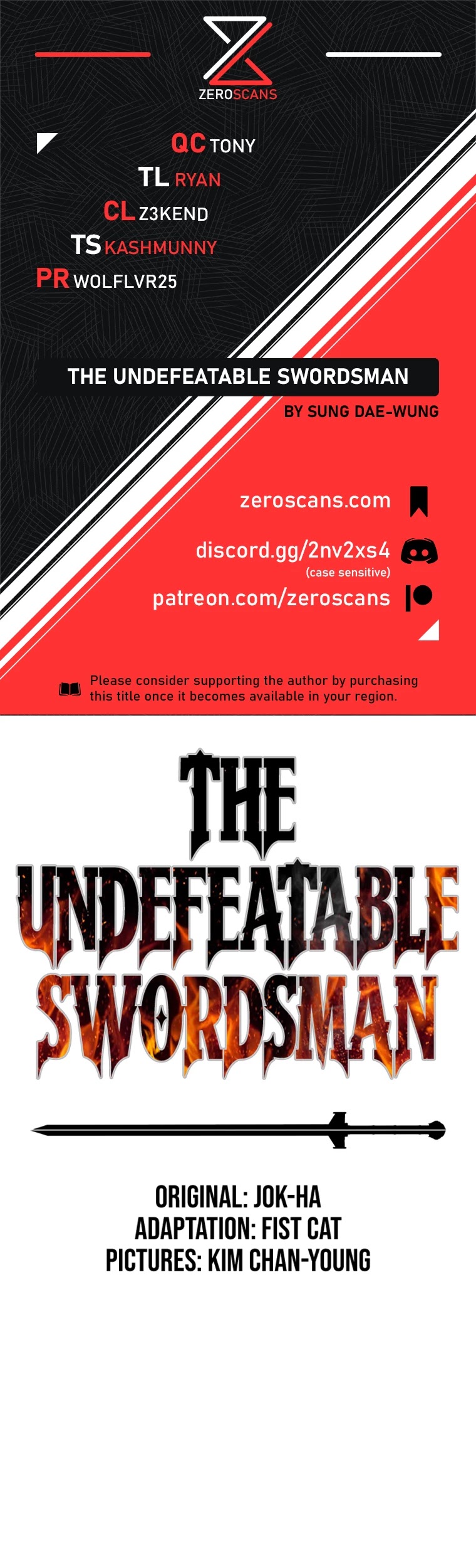 The Undefeatable Swordsman Chapter 106 page 1 - Chapter 106