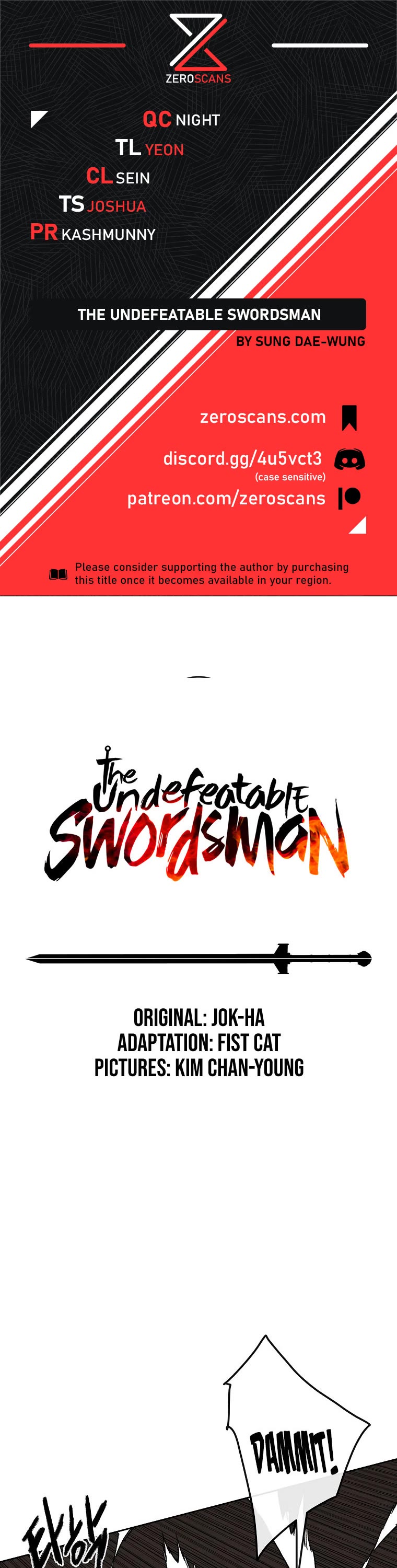 The Undefeatable Swordsman Chapter 136 page 1 - Chapter 136