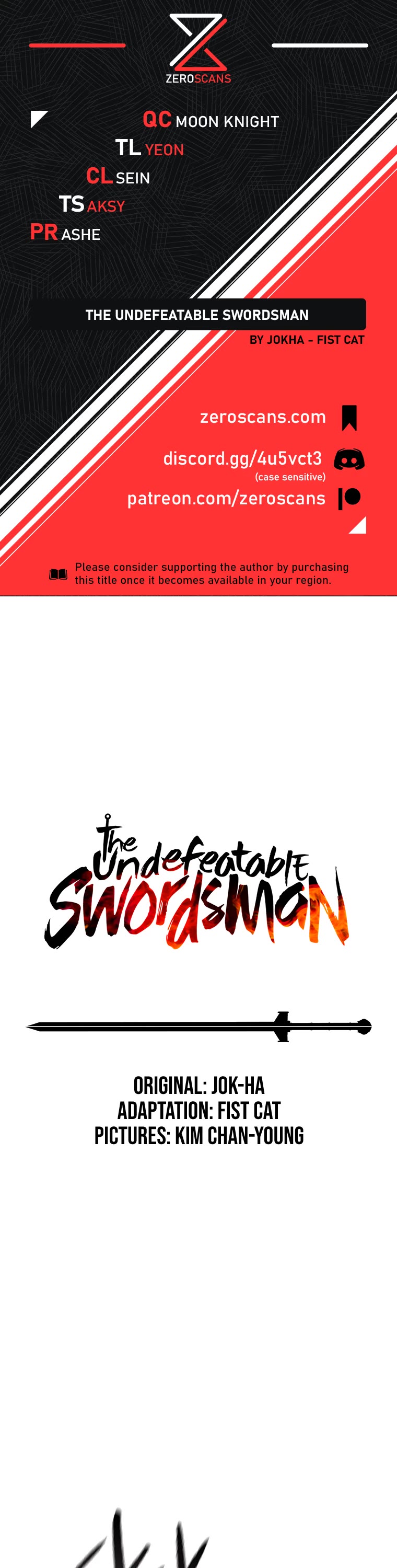 The Undefeatable Swordsman Chapter 163 page 1 - Chapter 163