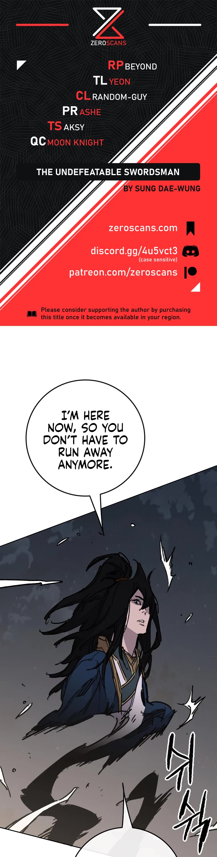 The Undefeatable Swordsman Chapter 173 page 1 - Chapter 173