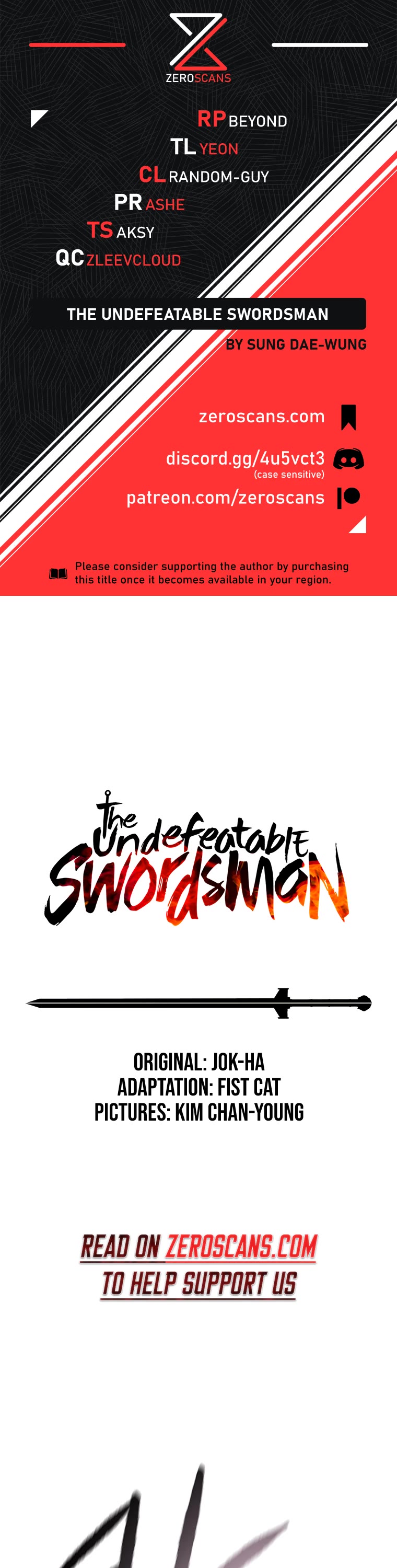 The Undefeatable Swordsman Chapter 174 page 1 - Chapter 174