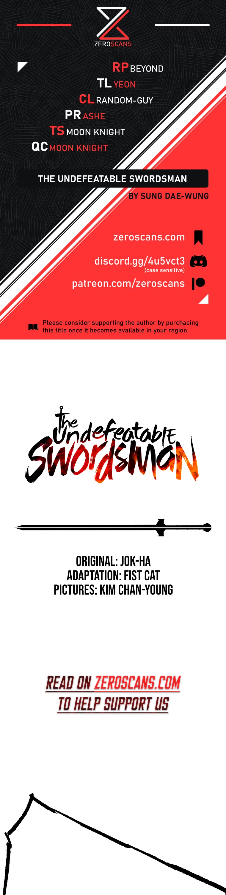 The Undefeatable Swordsman Chapter 176 page 1 - Chapter 176