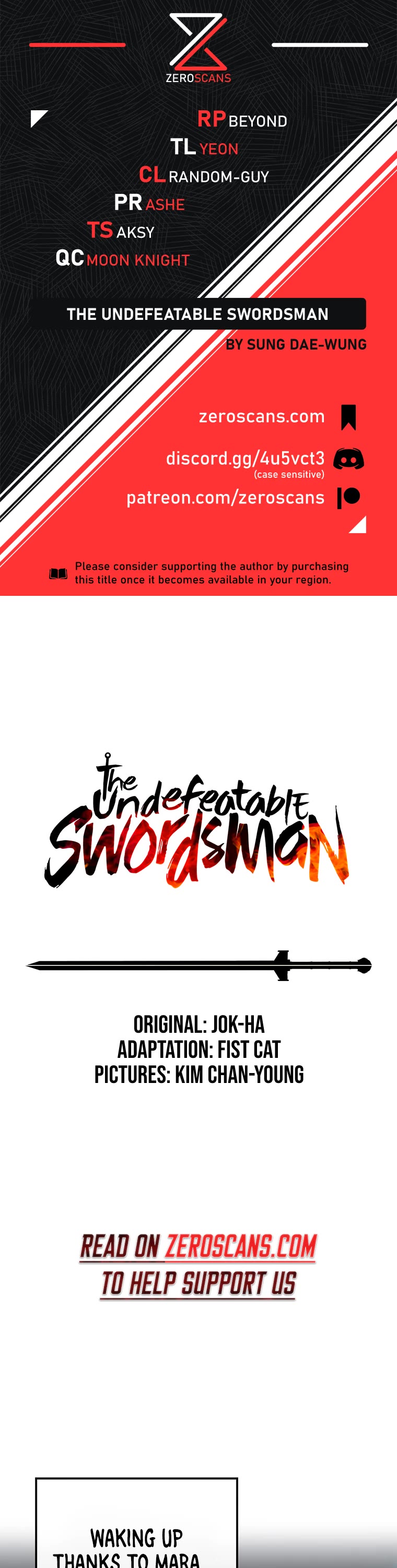 The Undefeatable Swordsman Chapter 177 page 1 - Chapter 177