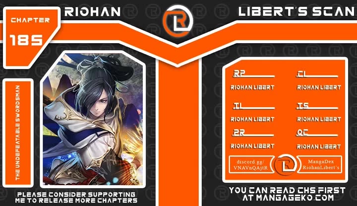 The Undefeatable Swordsman Chapter 185 page 1 - Chapter 185