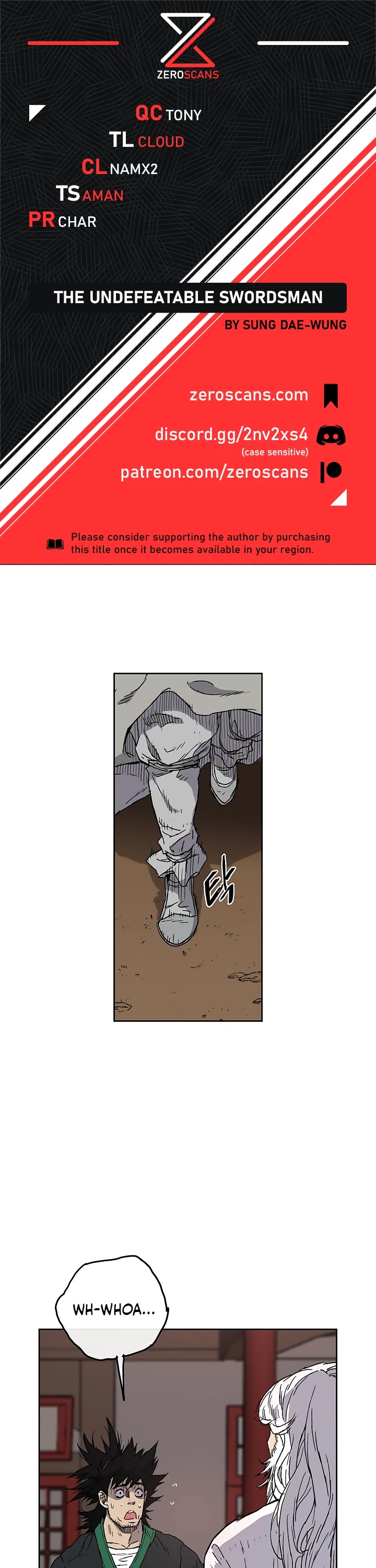 The Undefeatable Swordsman Chapter 2 page 1 - Chapter 2