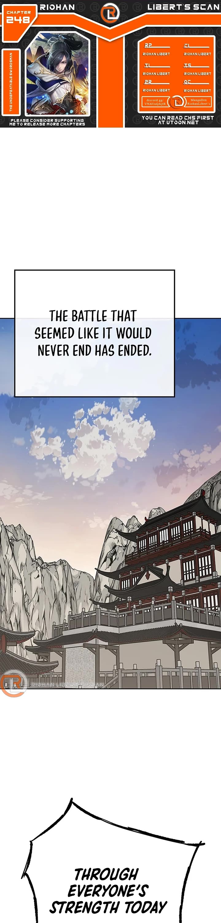 The Undefeatable Swordsman Chapter 248 page 1 - Chapter 248
