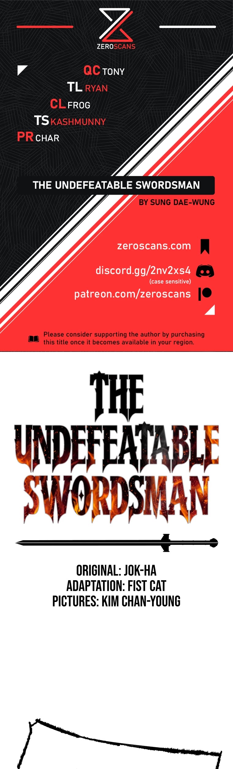 The Undefeatable Swordsman Chapter 81 page 1 - Chapter 81