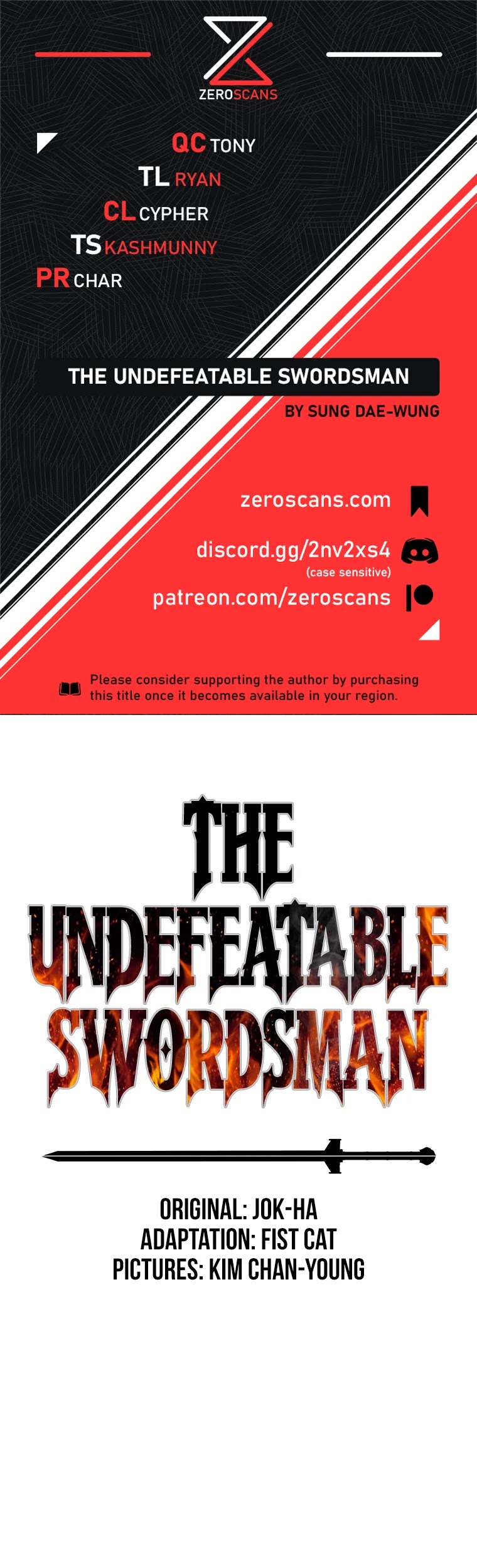 The Undefeatable Swordsman Chapter 84 page 1 - Chapter 84
