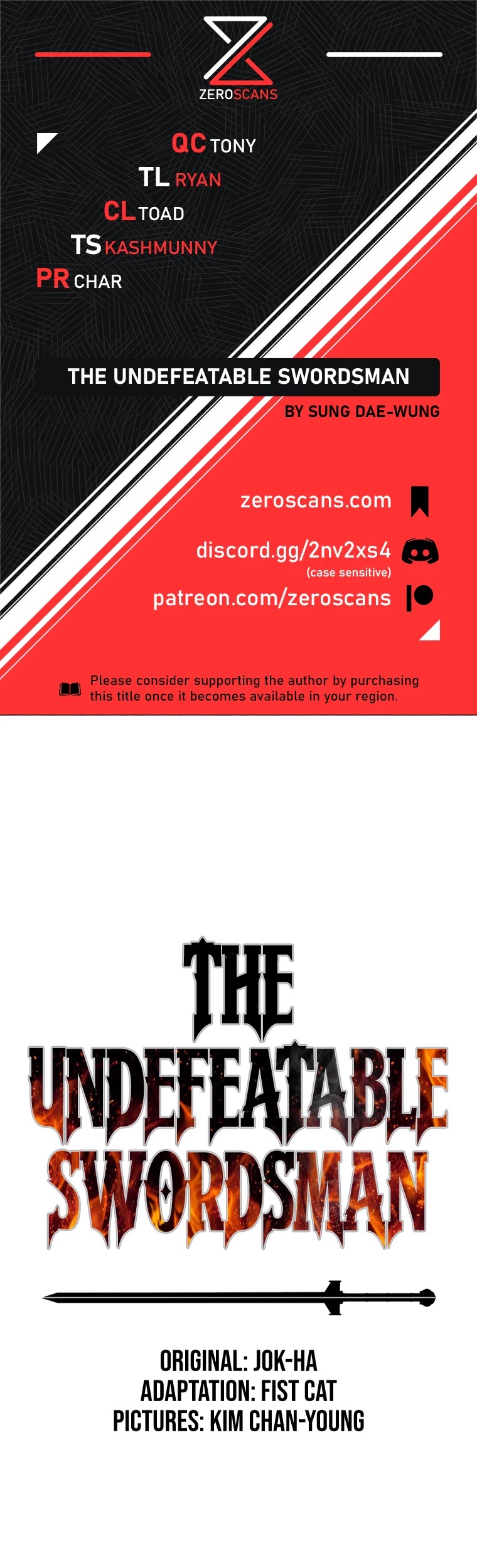 The Undefeatable Swordsman Chapter 85 page 1 - Chapter 85
