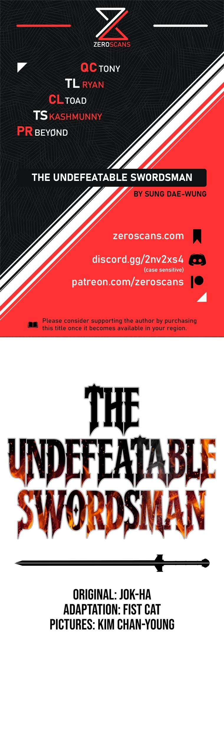 The Undefeatable Swordsman Chapter 87 page 1 - Chapter 87
