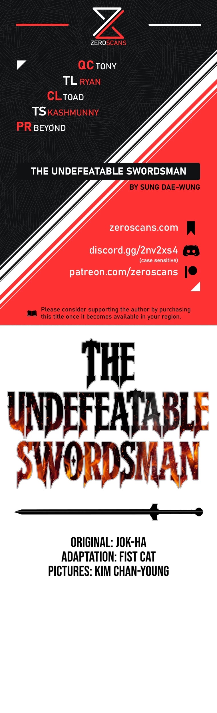 The Undefeatable Swordsman Chapter 89 page 1 - Chapter 89