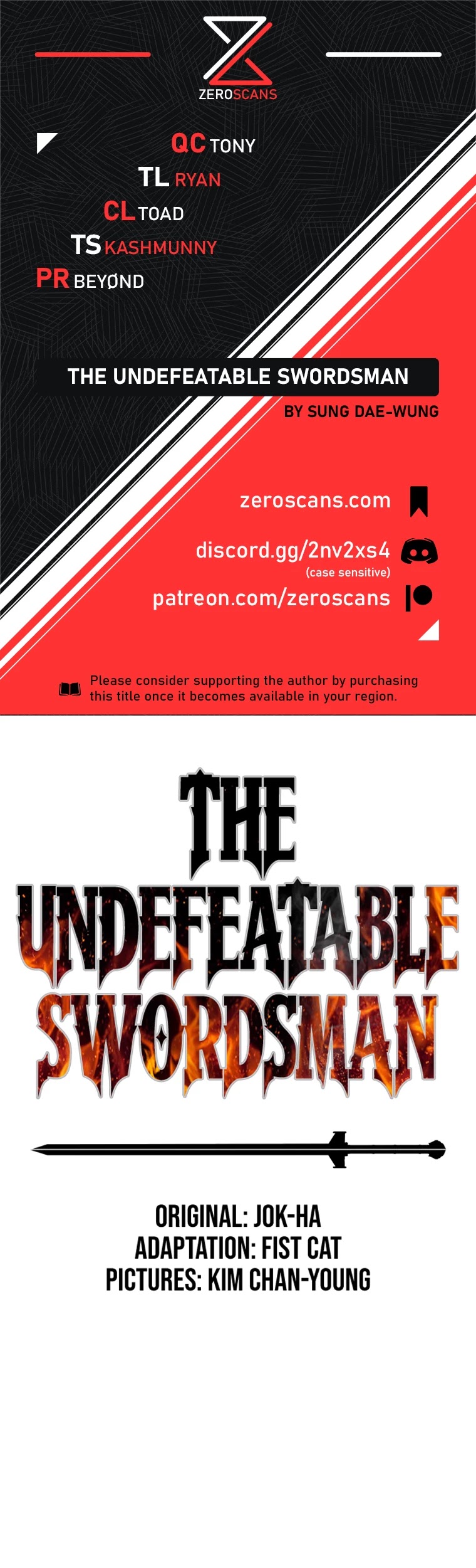 The Undefeatable Swordsman Chapter 91 page 1 - Chapter 91