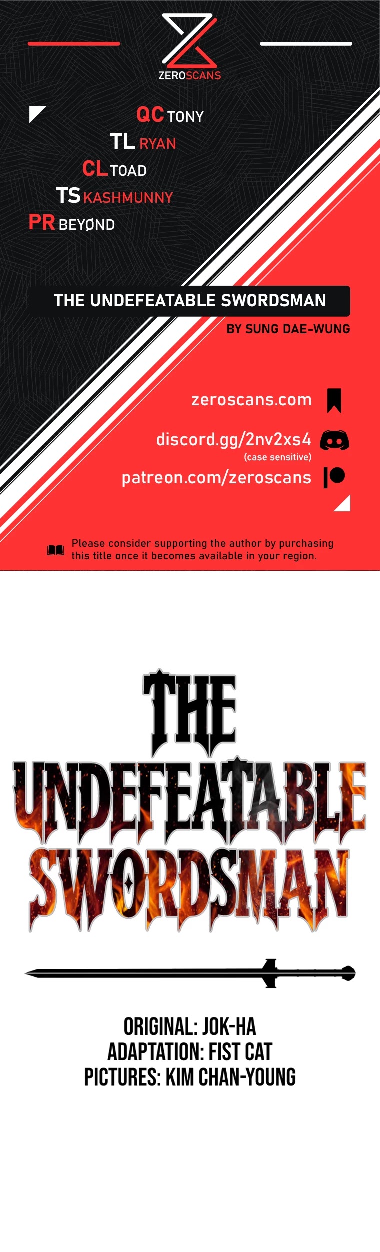 The Undefeatable Swordsman Chapter 94 page 1 - Chapter 94