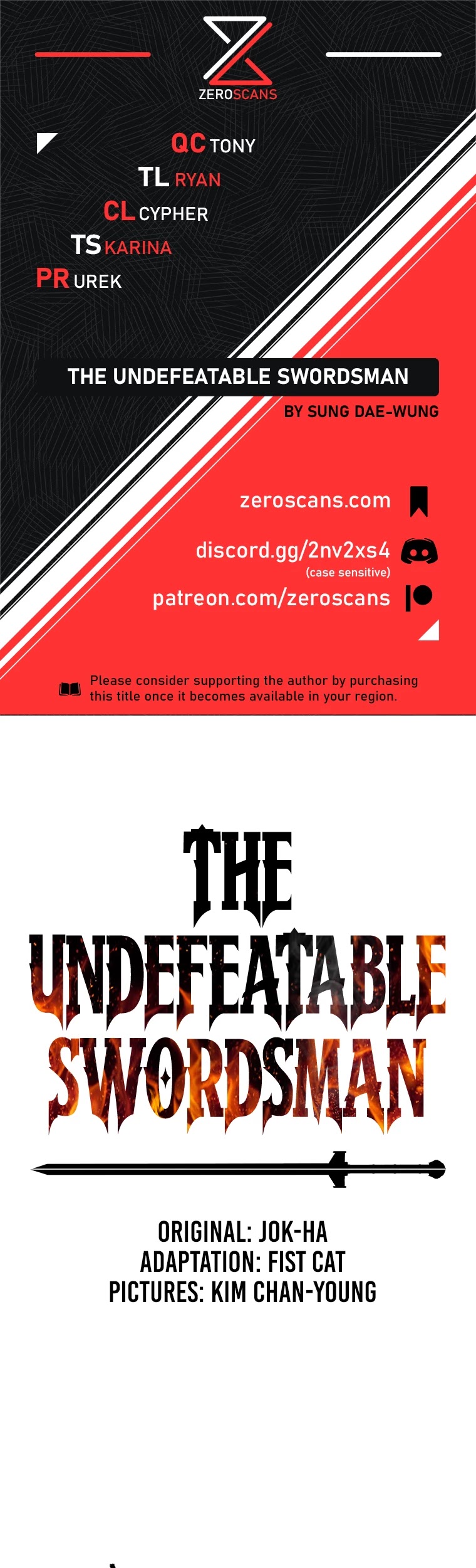 The Undefeatable Swordsman Chapter 97 page 1 - Chapter 97