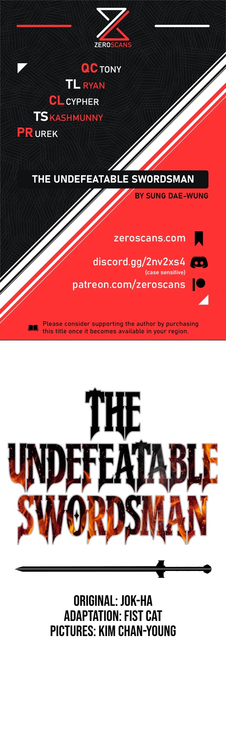 The Undefeatable Swordsman Chapter 98 page 1 - Chapter 98