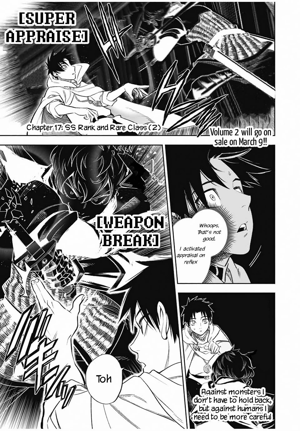 The Unfavorable Job [Appraiser] is Actually the Strongest Chapter 17.2 page 2 - Chapter 17.2: SS-Rank and Rare Class (2)
